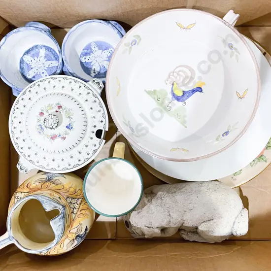 Box of Assorted China