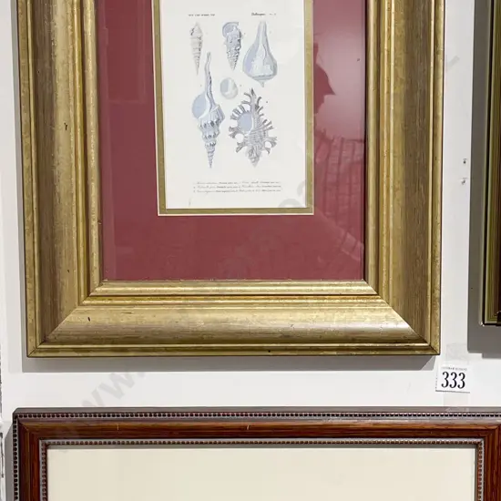Two Framed Book Plate Diagram Studies