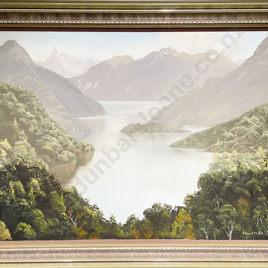 R.Grant Moffat - Break Sea Sound - Oil on Canvas