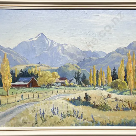 P.D Bethune - Landscape - Oil on Board