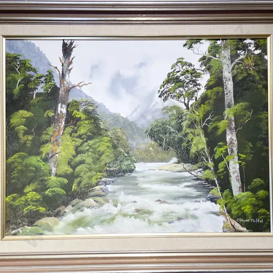 R.Grant Moffat - Lyvia River - Oil on Canvas