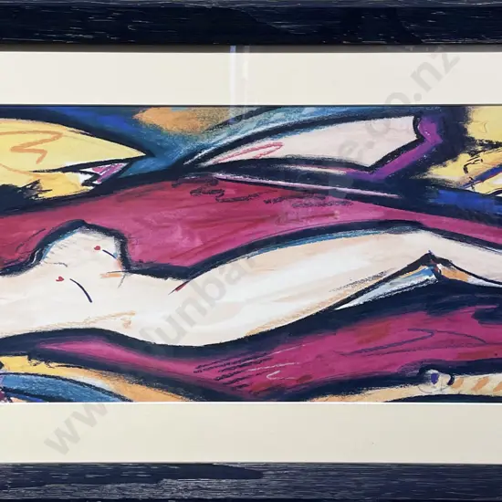 Alfred Gockel - Stylised Nude Print
