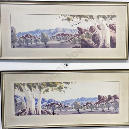 Pair of Nelson Pannka - Landscape Prints
