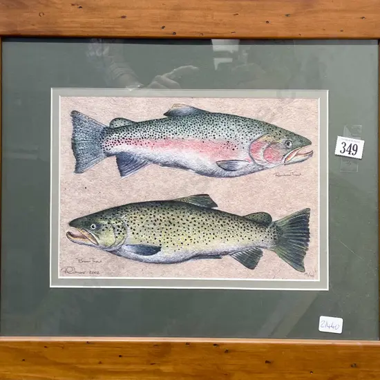 Rebecca Gilmore - Trout Study - Ltd Print