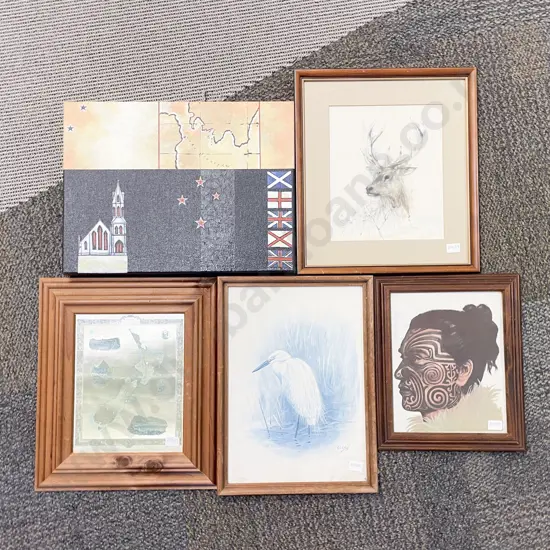 Five Assorted Prints and Originals