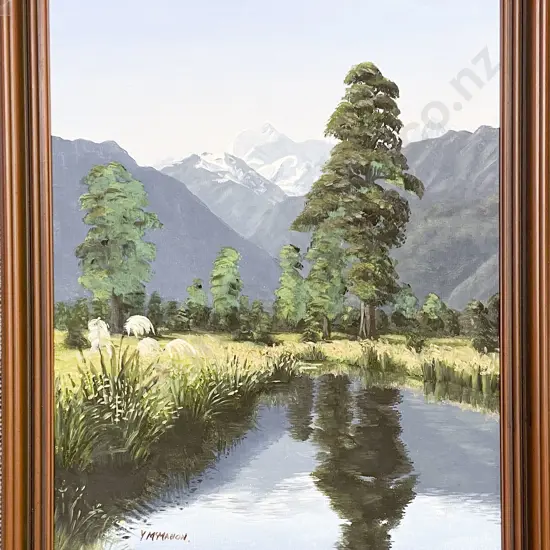 Yvonne McMahon - Fox River Flats - Oil on Board