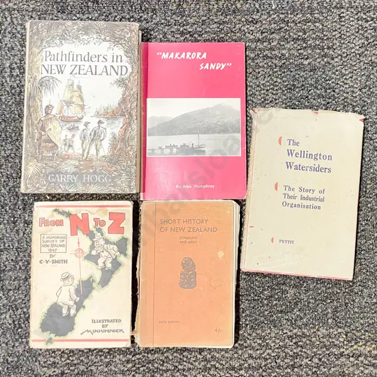 Five Assorted Vintage NZ Reference
