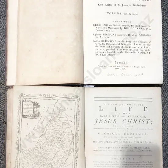 Clark's Sermons Vol. II Together with Wrights Life of Christ