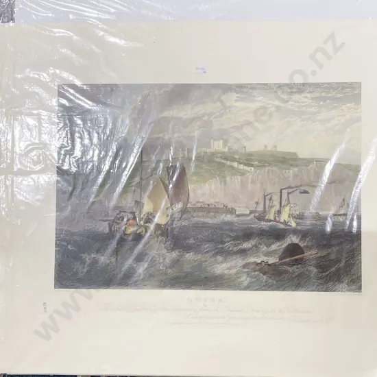 Four Reproduction Vintage Prints (unframed)