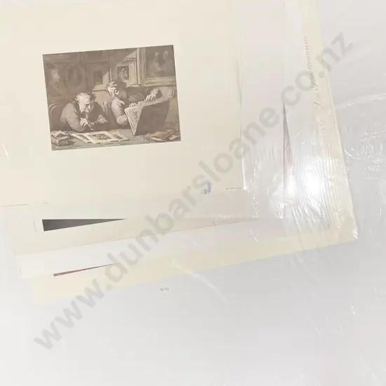 Six Assorted Reproduction Prints (unframed)