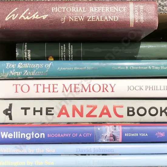 Box of Assorted NZ Reference Volumes