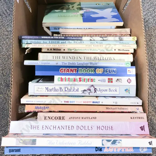 Box of Assorted Children's Books etc