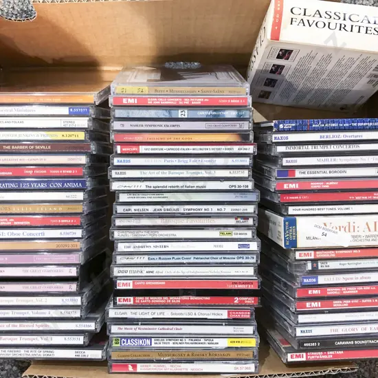 Box of Assorted CD's