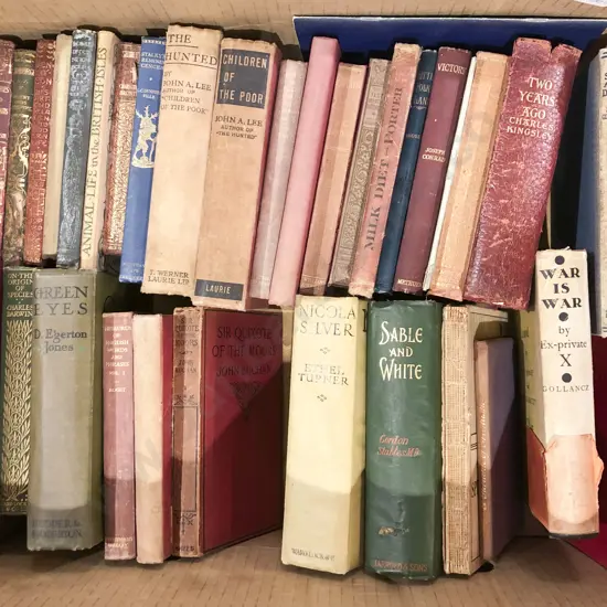 Box of Assorted Vintage Books