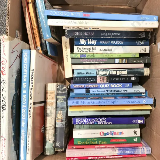 Box of Assorted Books