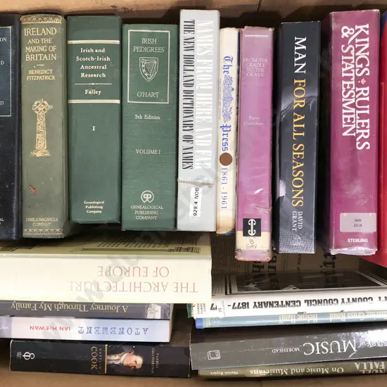 Box of Assorted Books