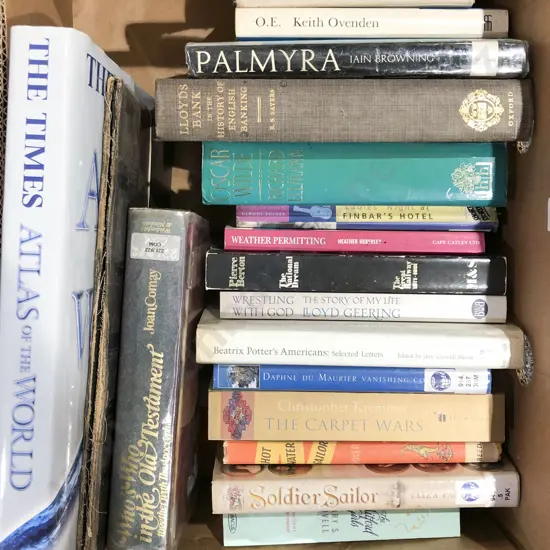 Box of Assorted Books