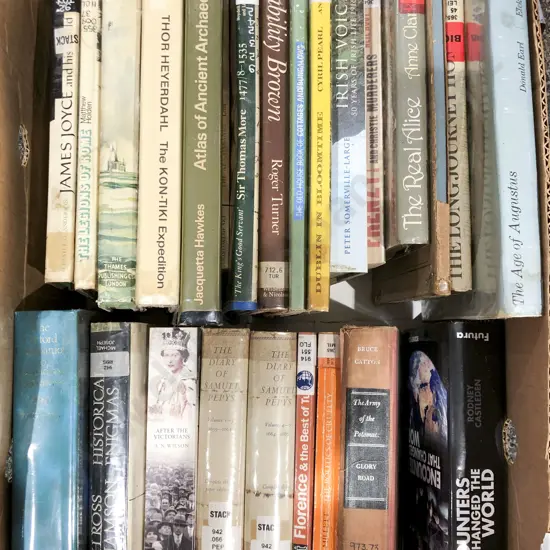 Box of Assorted Books