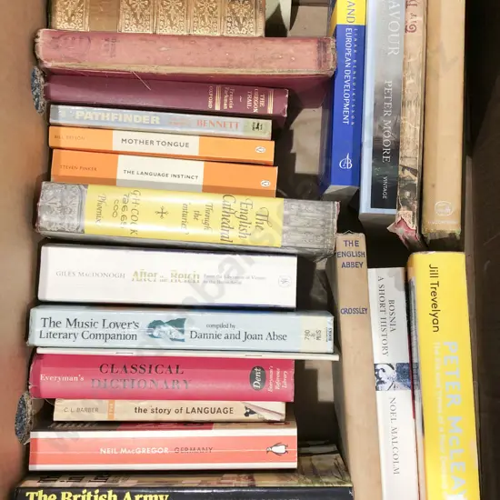 Box of Assorted Books