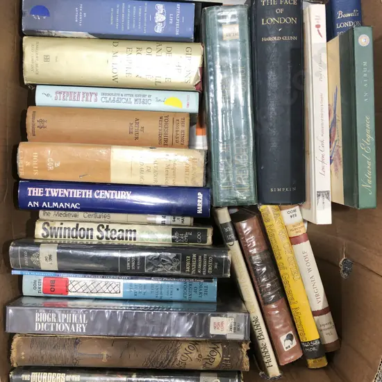 Box of Assorted Books
