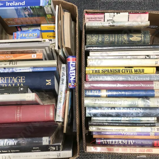 Two Boxes of Assorted Books