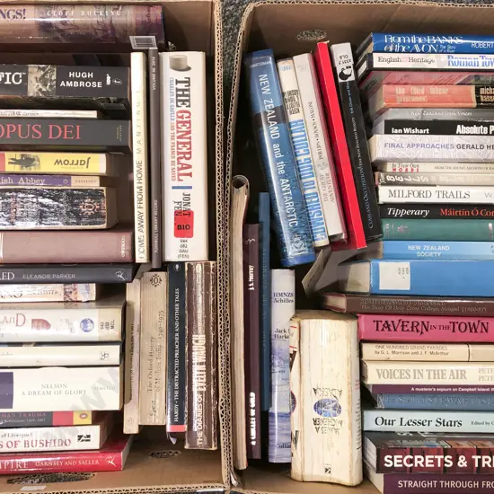 Two Boxes of Assorted Books