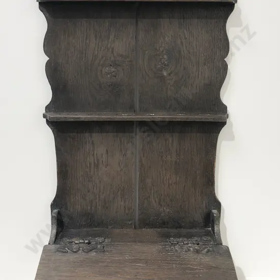 Antique Oak Spoon Rack