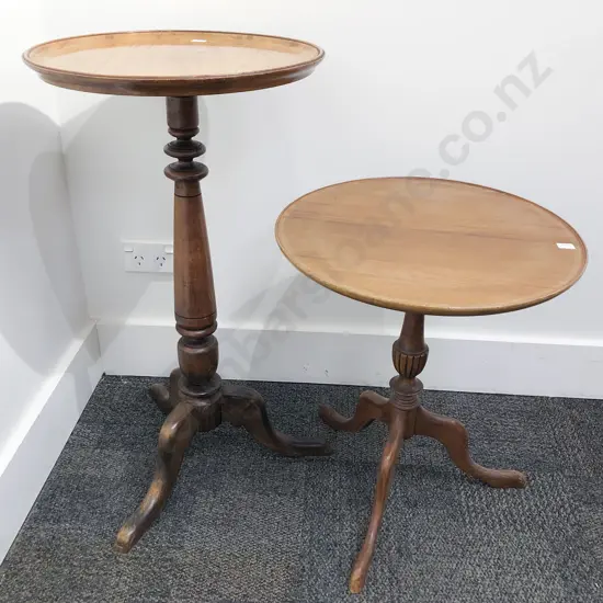 Two Tripod Based Wine Tables