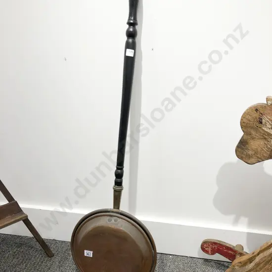 Vict. Copper Bed Warmer