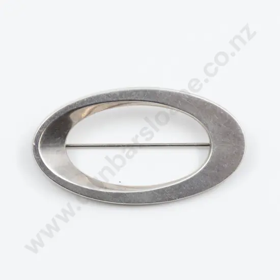 Mid C20th Danish Hans Hanssen .925 Silver Brooch