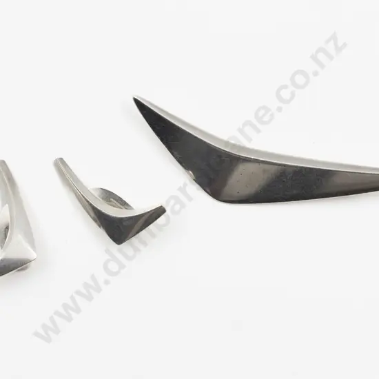 Hans Hansen Denmark .925 Brooch with Earrings