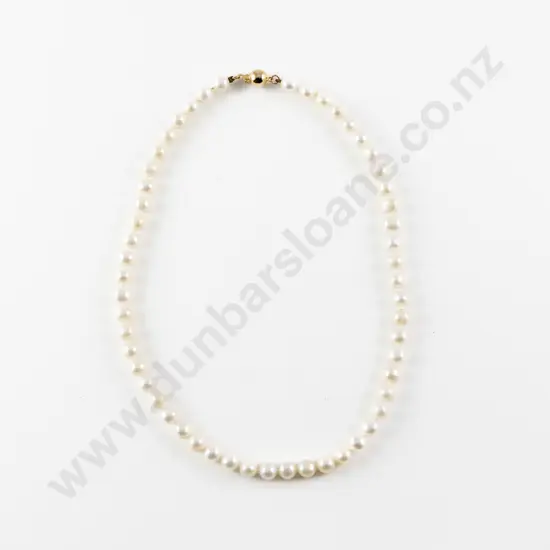 Single Strand Uniform Cultured Pearl Necklace