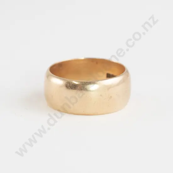 18ct Plain Wedding Band