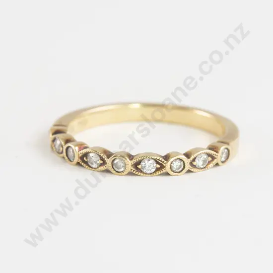 18ct Nine Stone Diamond Eternity Band