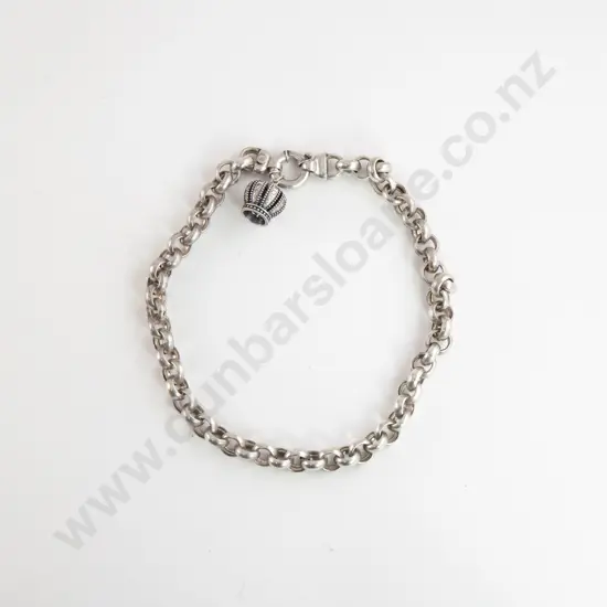 Italian .925 Silver Large Trace Link Neck Chain