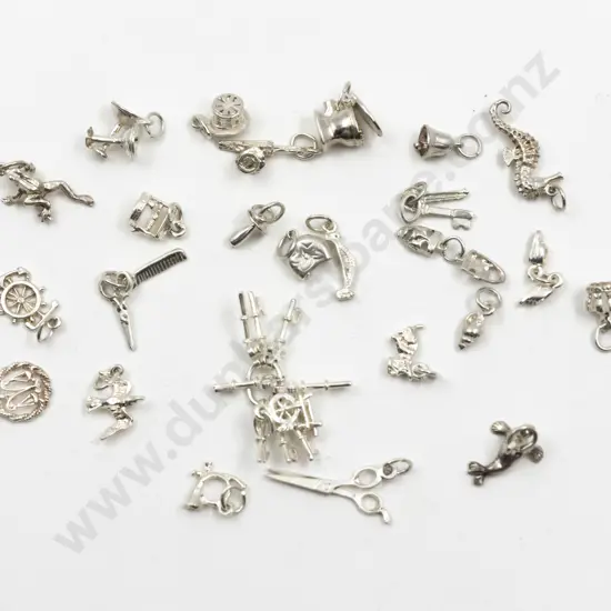 Collection 26 Silver Charms