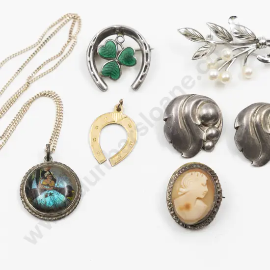 Pair S/S Modern Design Clip Earrings