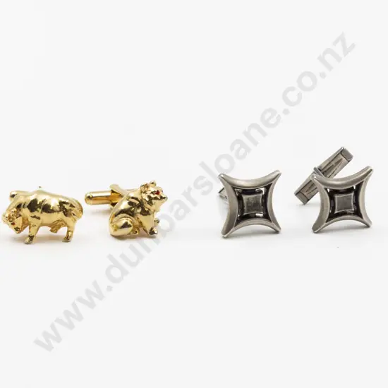 Two Pair Dress Cufflinks
