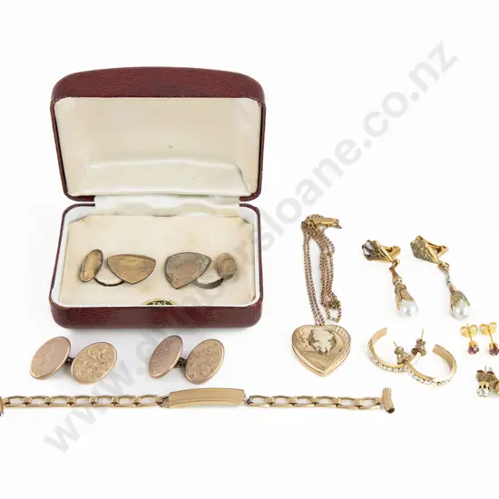 Small Collection Gold Plated and Costume Jewellery