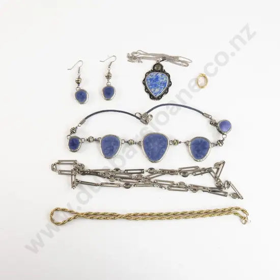 .925 Silver Lapis Lazuli Pendant