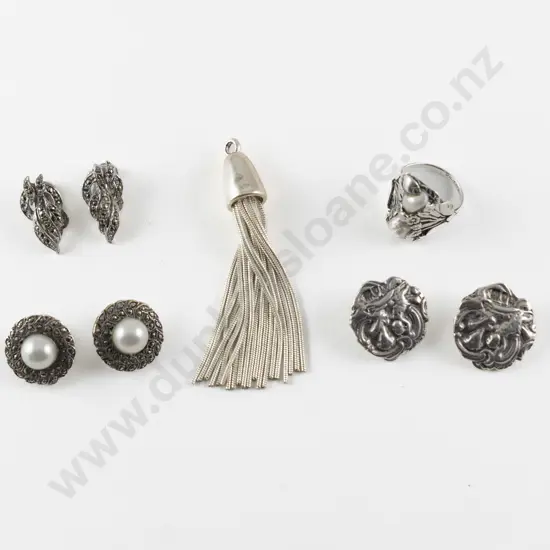 Three Pair S/S Fancy Dress Earrings