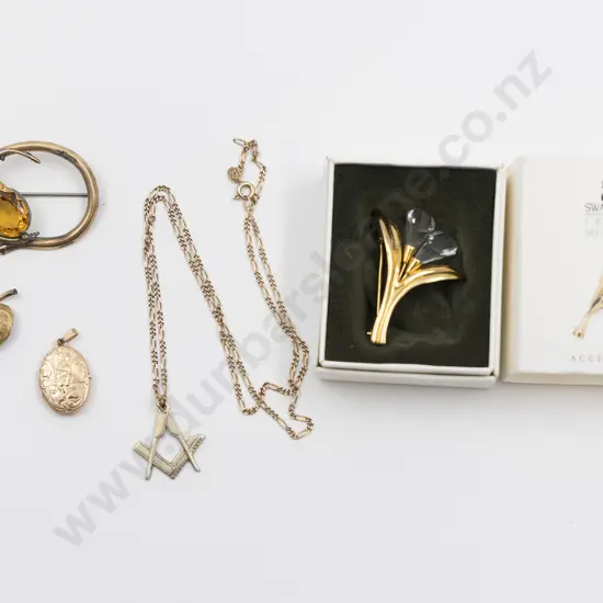 9ct Mixed Curb Link Neck Chain