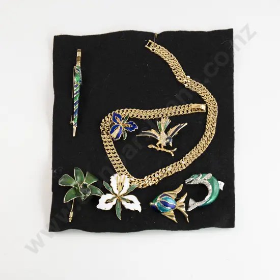 Collection of Vintage and Enamel Costume Jewellery