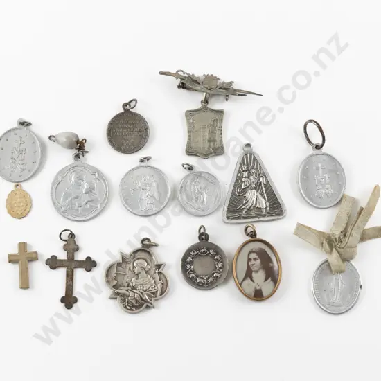 Small Collection Religious Medallions