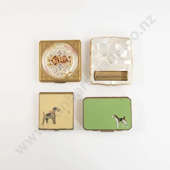 Collection Four Vintage Compacts