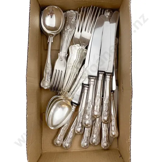 Small Box of Assorted Kings Pattern Cutlery