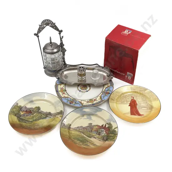 Small Quantity of Assorted Including Fancy China and Boxed Percolator etc