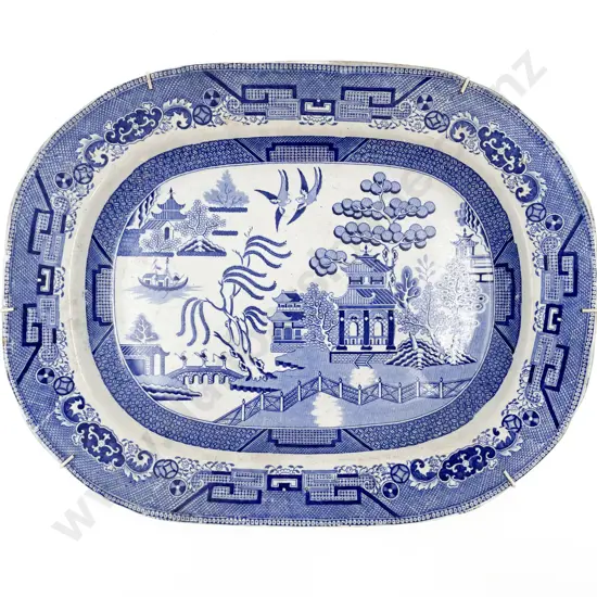 Willow Pattern Ashet