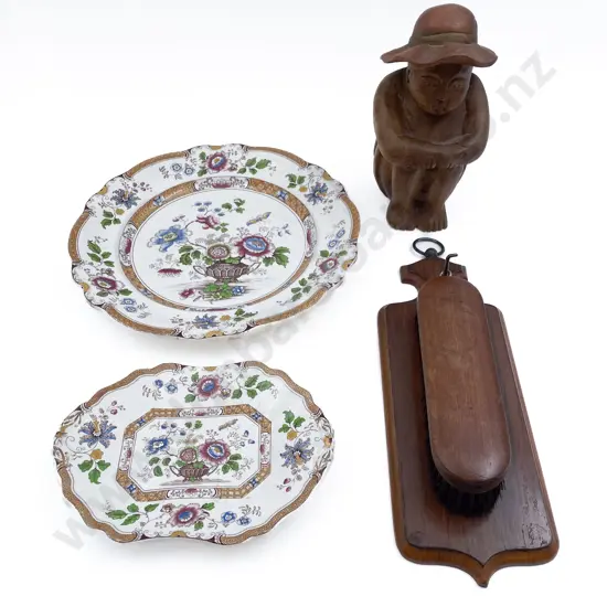 Small Quantity of Assorted Including Wooden Figure etc