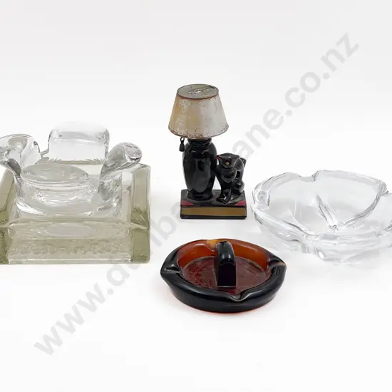Quantity of Assorted Glass Ash Trays